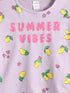 LC Waikiki Crew Neck Printed Short Sleeve Baby Girl T-Shirt